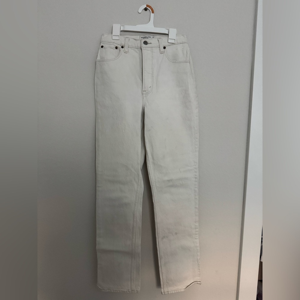 Abercrombie & Fitch The 90’s Curve Love Straight Ultra High Rise